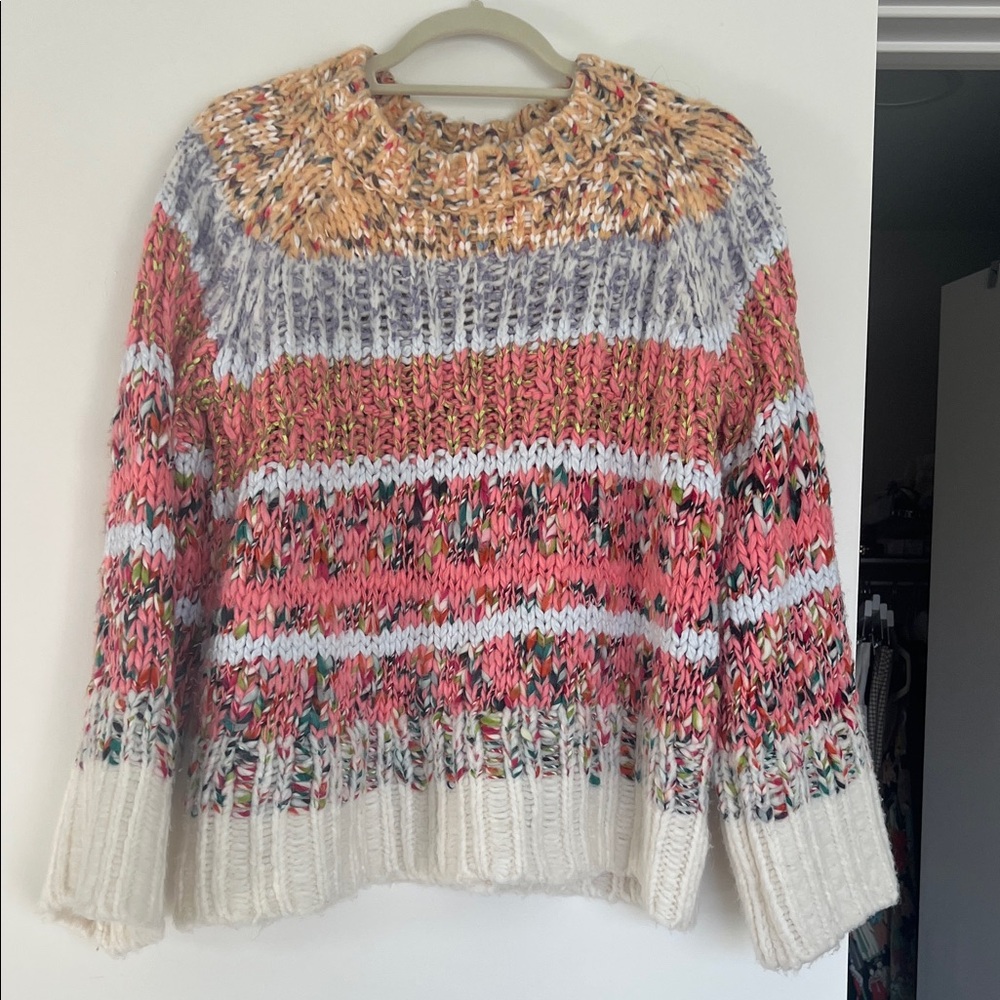 Anthropologie Multicolor Knit Women's Sweater